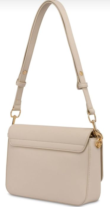 Bolsa love mochino bege