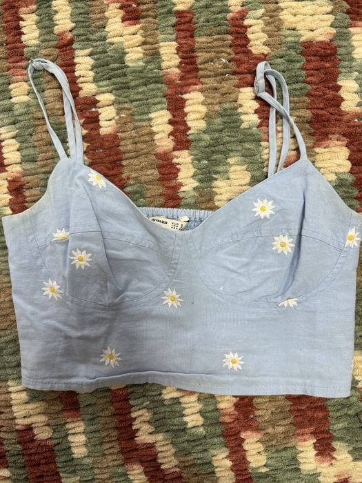 Костюм stradivarius, спідниця та джинсова куртка