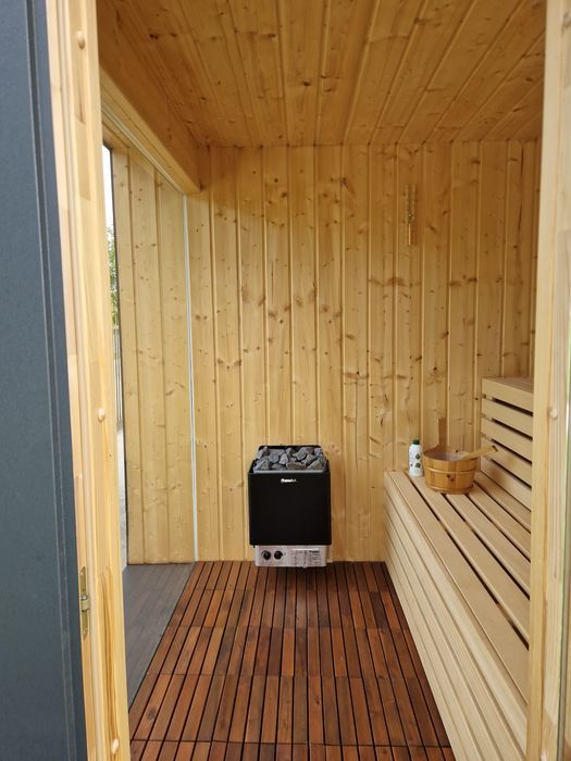 Sauna zewnętrzna ogrodowa