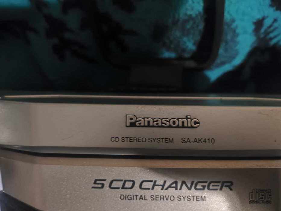 музикальний центр Panasonic SA-AK 410 + колонки aiwa sx-ns30