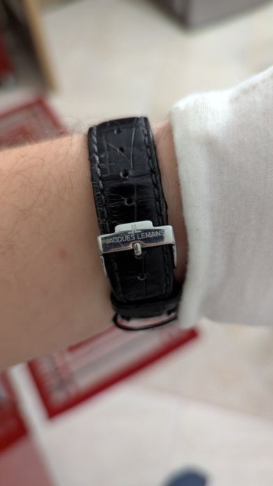 Часы Jacques lemans 1-1654 chronograph, годинник хронограф Австрія