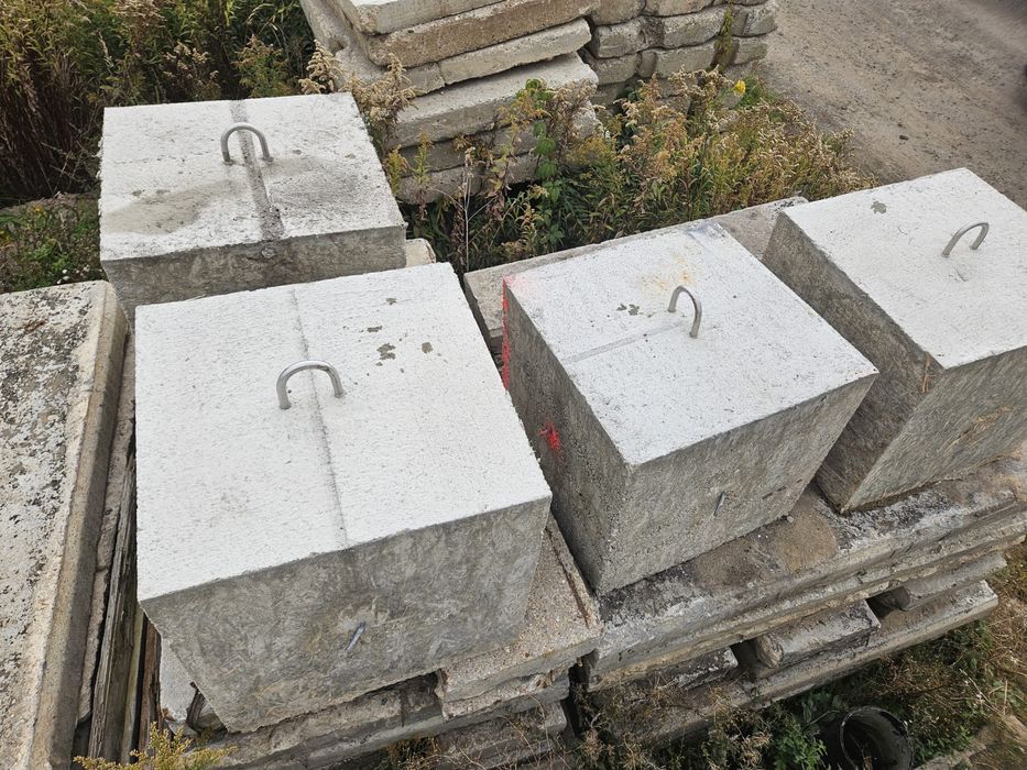 Wynajem Bloki betonowe, odważnik, przeciwwaga