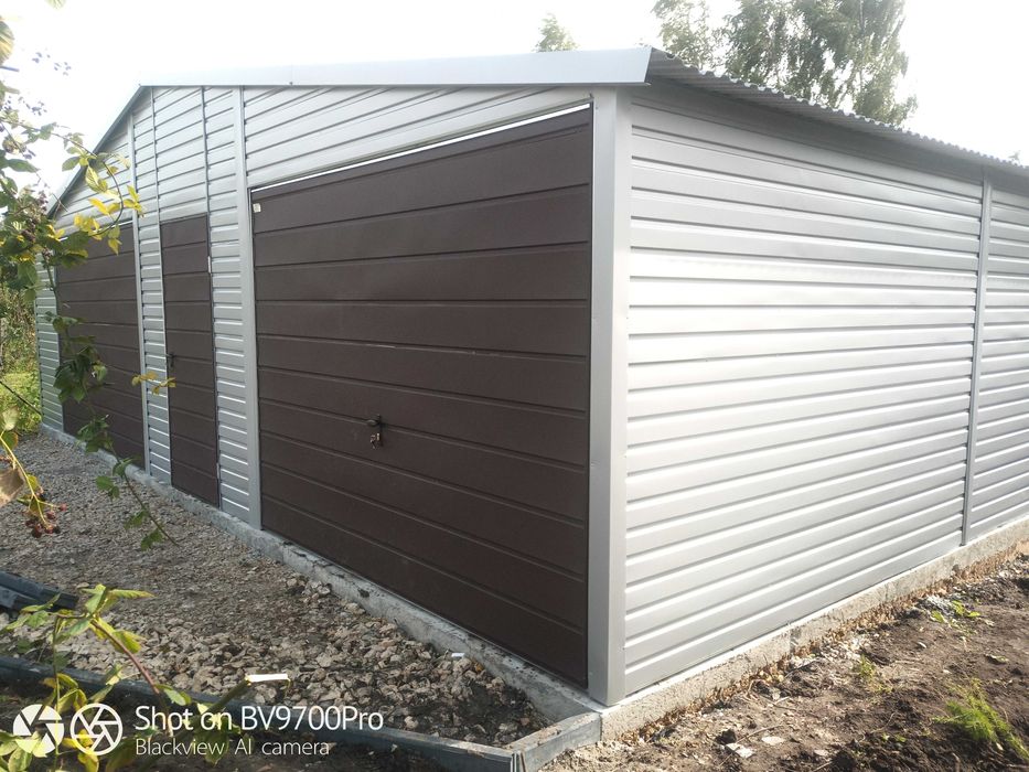 garaż 9x6 9x5 9x7 profil ocynkowany wzmocniony