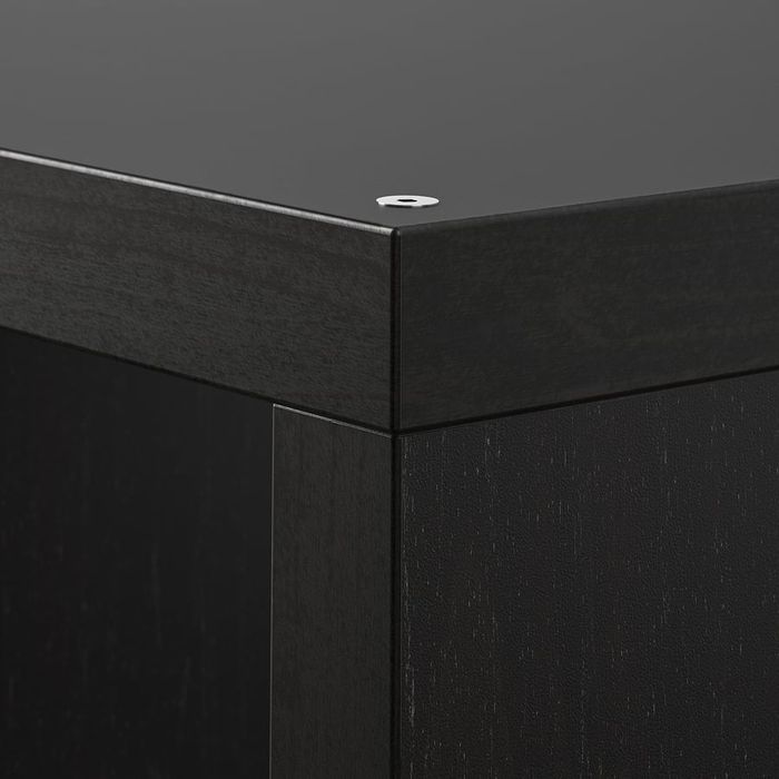 Movel apoio madeira escura Ikea