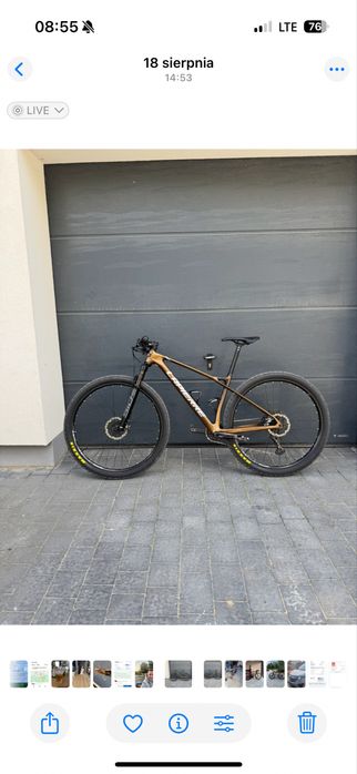 Rower górski Lapierre Prorace 6.9 carbon M 17” 10 Kg