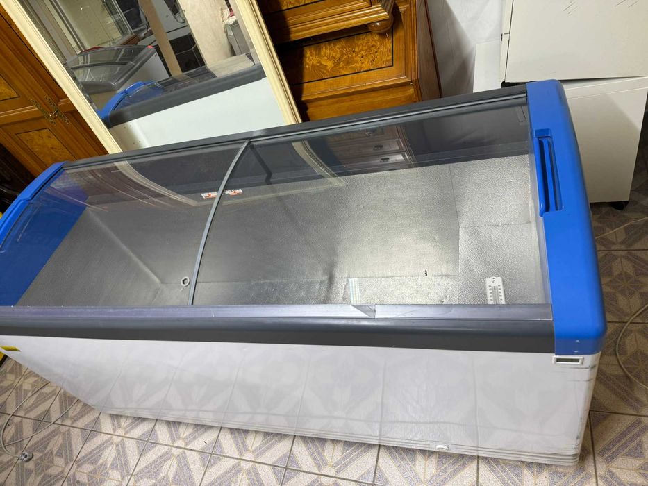 ZAMRAŻARKA skrzyniowa z Niemiec  z przeszkloną pokrywą 171L DOWÓZ