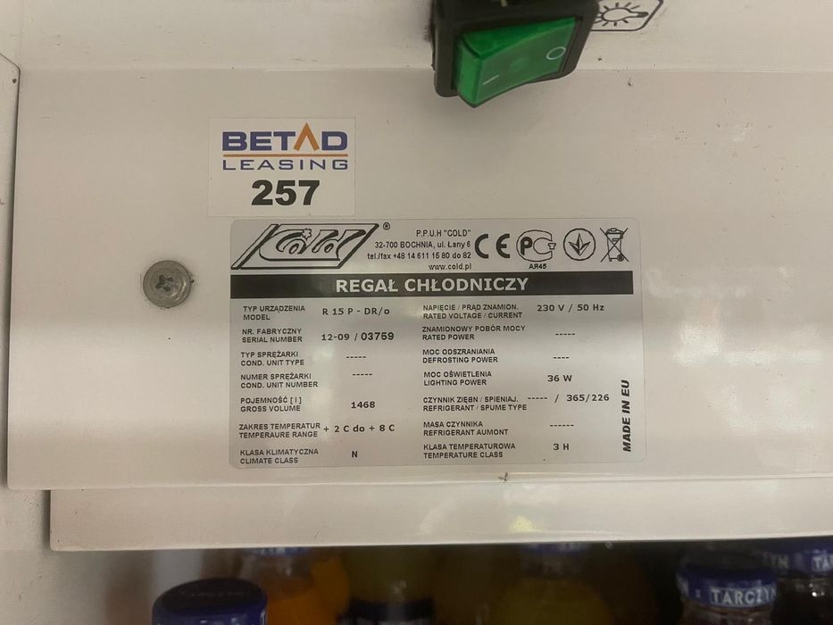 Sprzedam Regał chłodniczy