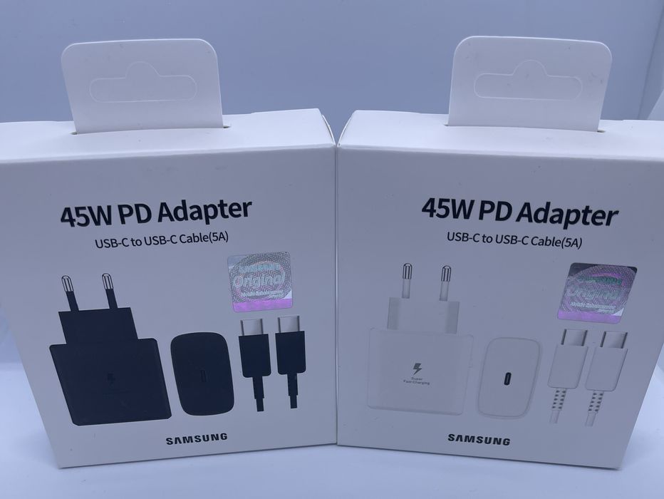 Зарядка Samsung 45W+Кабель 5А Type-C Быстрая зарядка: 320 грн ...