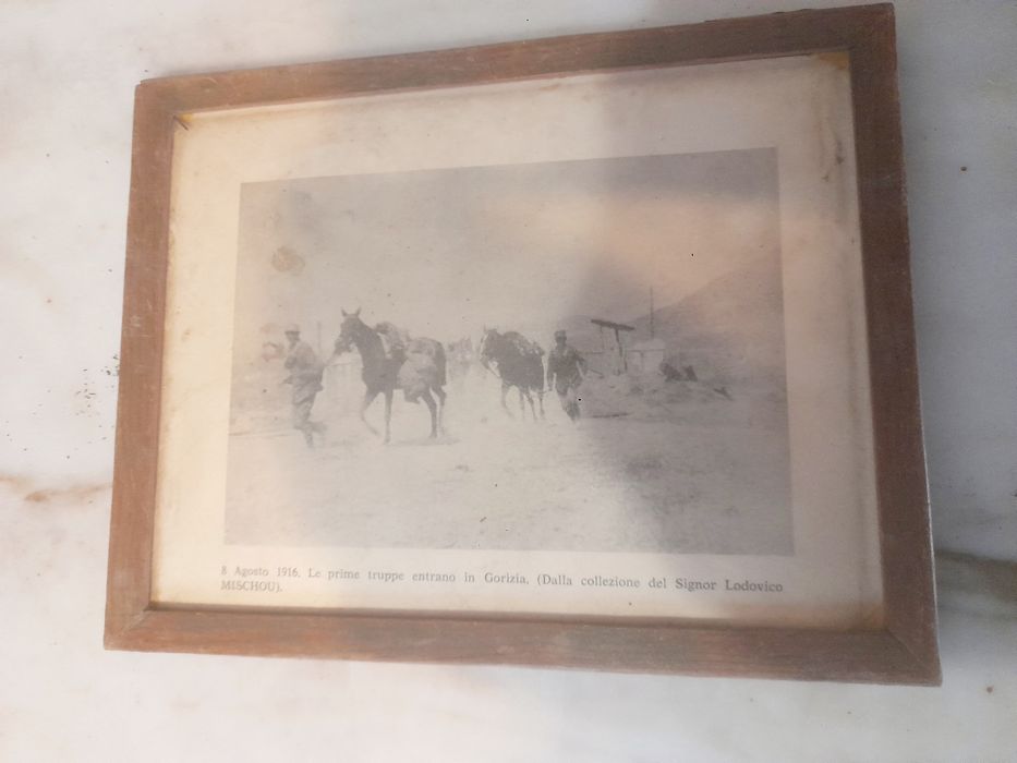 Fotografia em Quadro Antiga Primeira Guerra Mundial