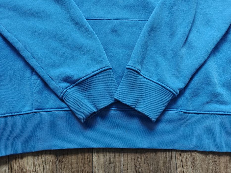 Niebieska bluza z kapturem, kangurka, L/XL, Gant