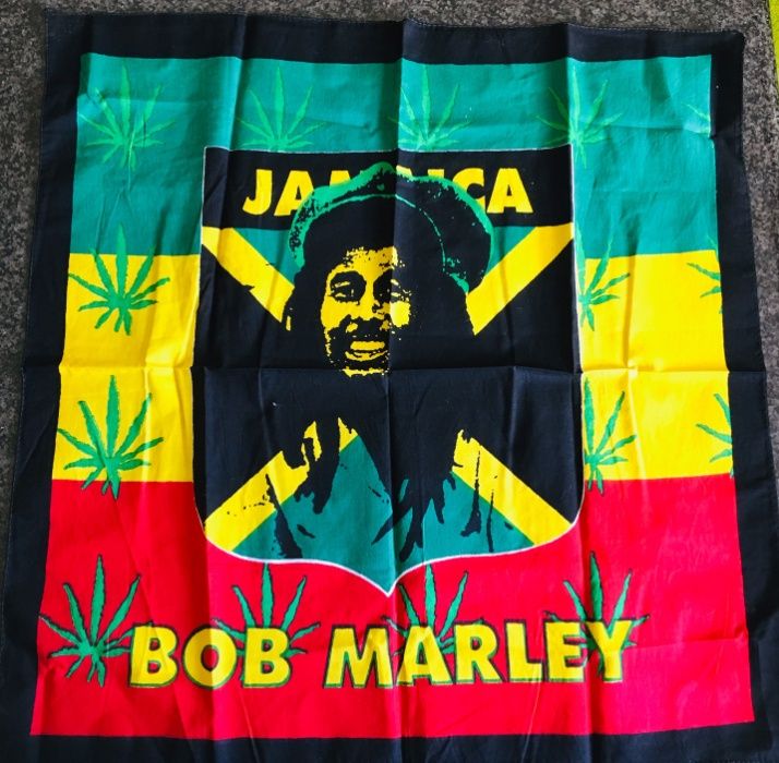 Lenços Bandeiras Bob Marley