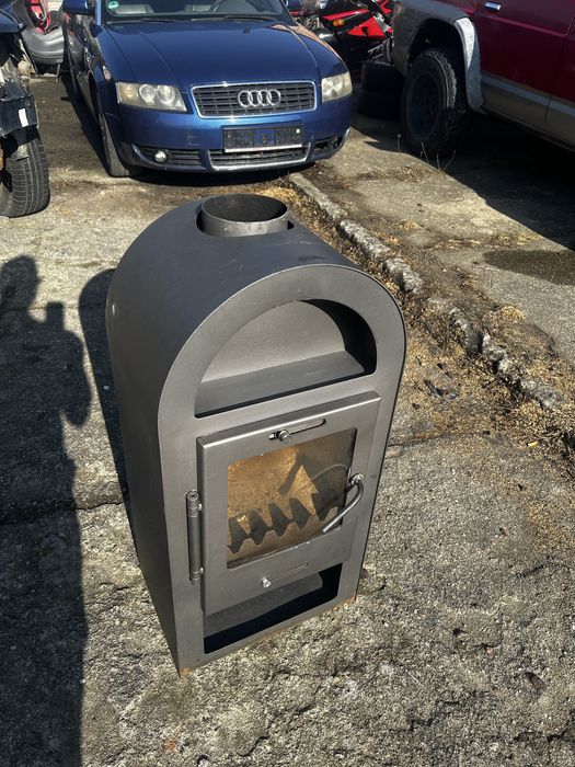 Piec koza kominek wolnostojący Zeus 7kw szamot