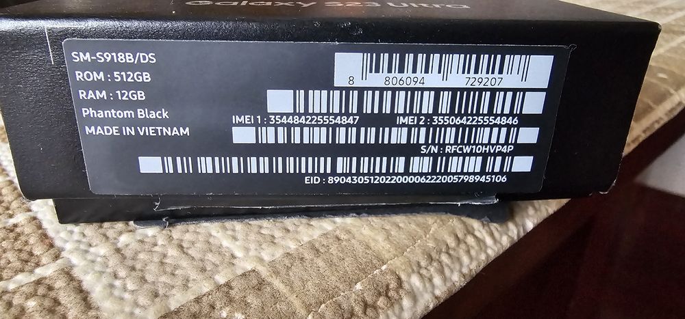 Samsung Galaxy S23 ultra 12/512