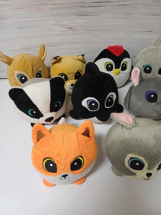 Peluches de animais 12 unidades