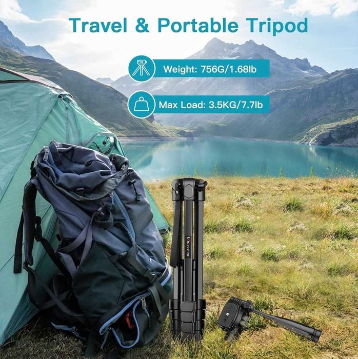 Tripod VICTIV P50 Aluminiowy Statyw do telefonu, aparatu, 172 cm