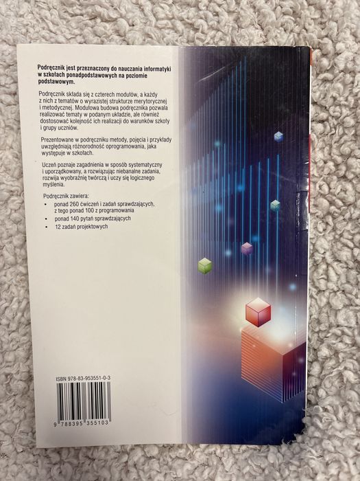 Podręcznik Informatyka klasa 1 zakres podstawowy jak Nowa