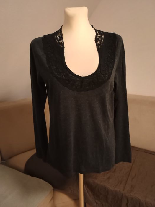 Bluzka damska, stalowy