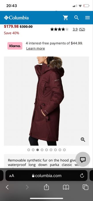 Парка columbia р.с