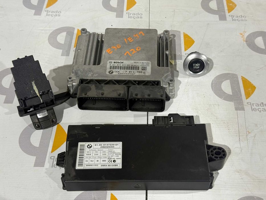 Kit imobilizador chave eco centralina bmw série 3 e90 e91