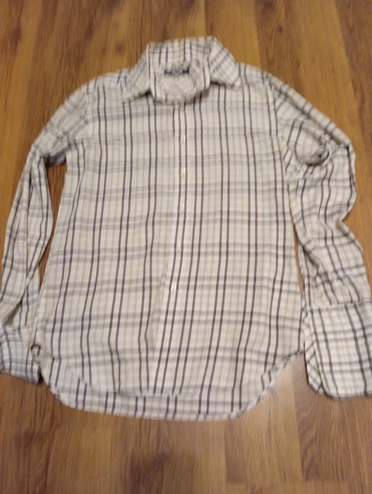 Koszula długi rękaw na spinki M