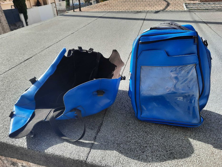 Cobertura de deposito com saco de 2 andares.