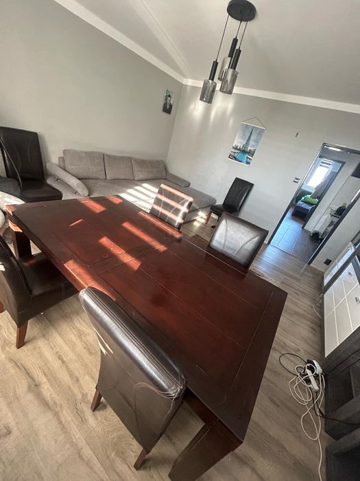 Stół z 4 krzesłami!!! Drewno!!