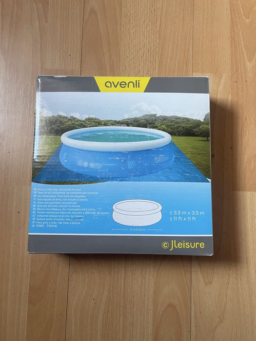 Mata pod basen Avenli JLeisure 3,3 x 3,3 m | Plandeka podłoże geowłóknina