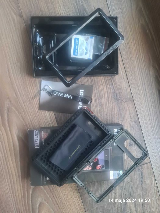 Pancerne Etui LOVE MEI SONY XPERIA XZ1 + ochrona ekranu copter