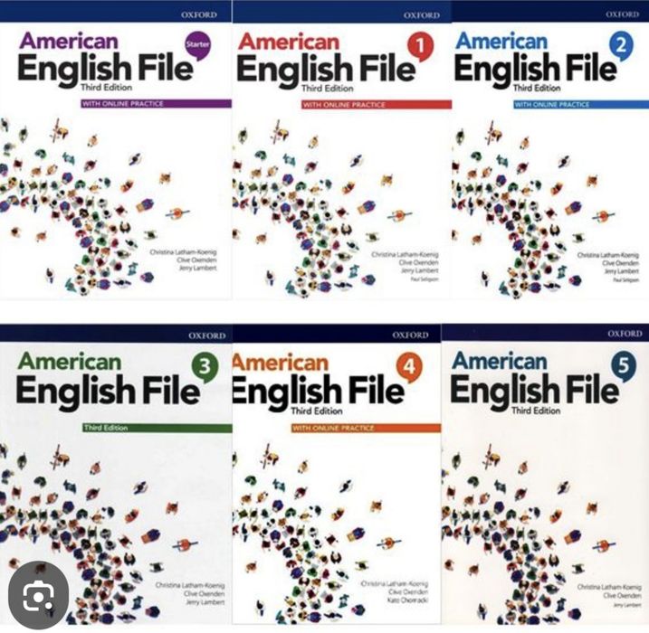 English File 3rd, 4th, 5th.
