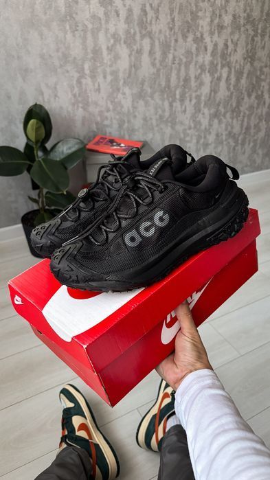 Кросівки осінні Nike ACG Mountain Fly 2 Low Black premium | Кроссовки Найк чоловічі