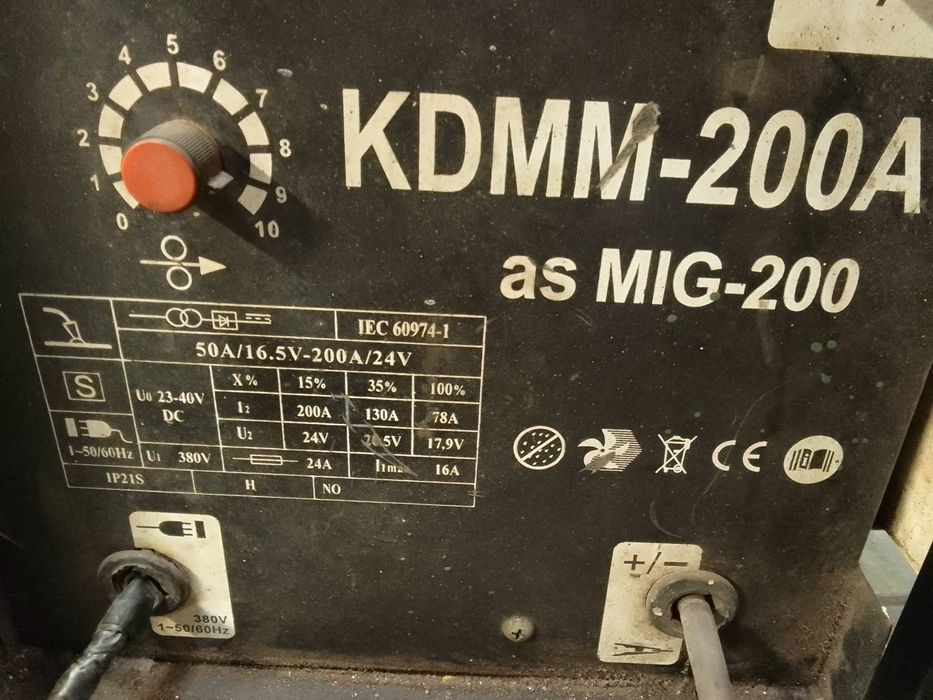 Mobilna spawarka migomat 200A