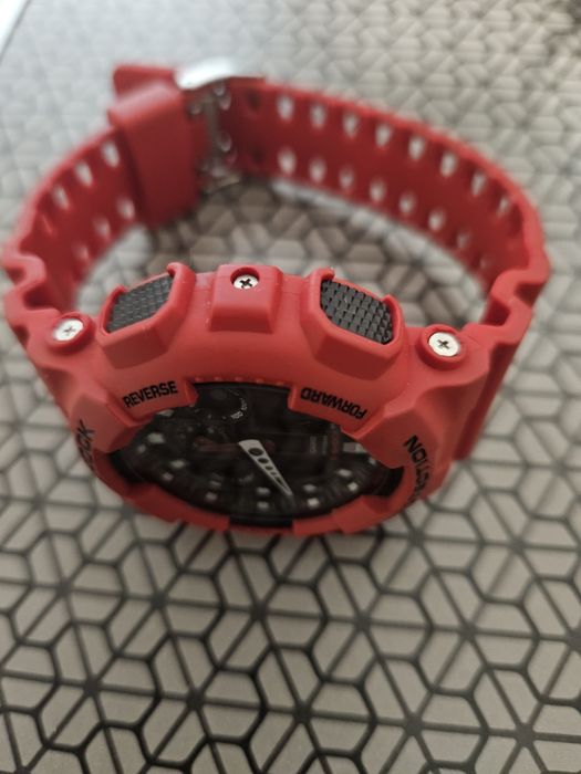 Relógio Casio G-Shock Vermelho — Original, Como Novo, Envio Imediato