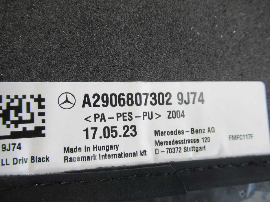 Dywaniki welurowe Mercedes CLS 257 GT 290 4-Door AMG