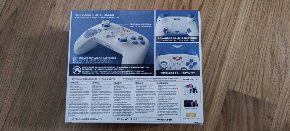 Comando Nintendo Switch edição especial Zelda