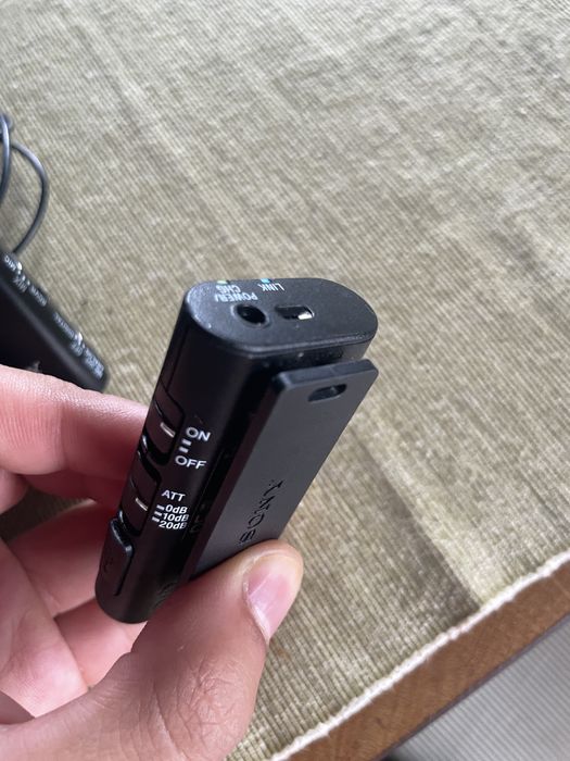 Sony Ecm-W2bt + 2 Ecm-Lv1 novo