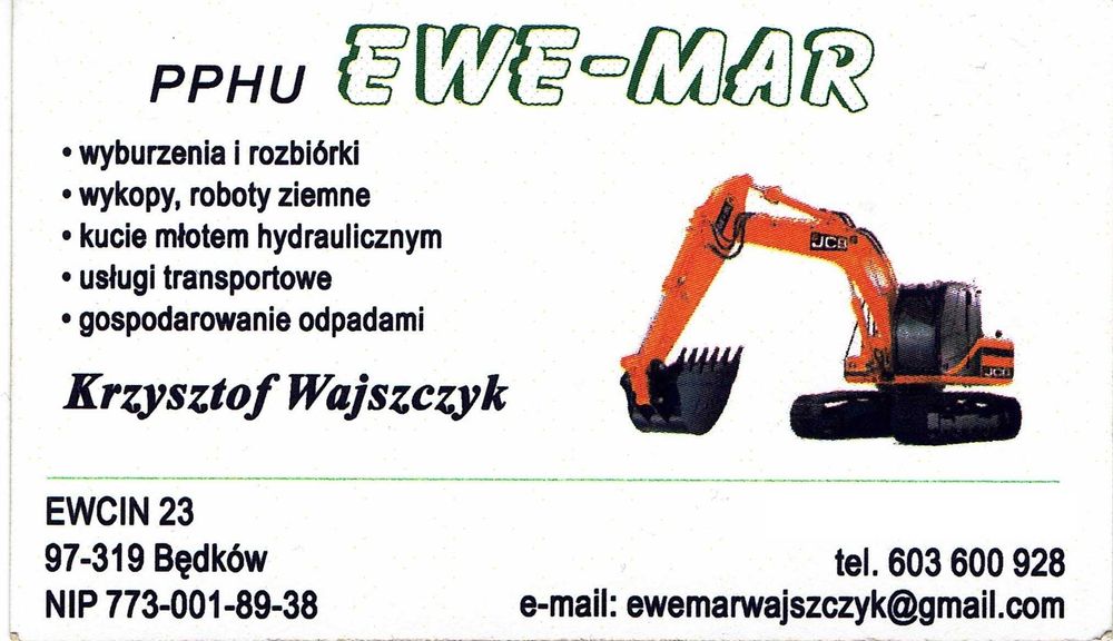 Wyburzenia, rozbiórki, prace ziemne