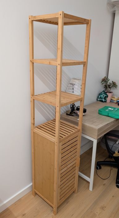 Estante bambu para WC ou cozinha alta 170cm