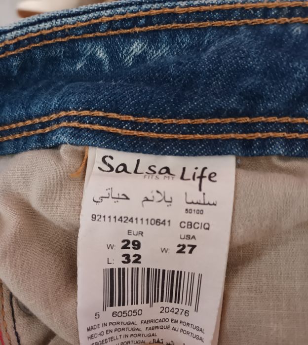 2 Calças Ganga Salsa e Zara Mulher