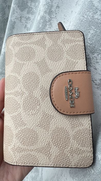 Гаманець Coach маленький гаманець кошелёк Coach Lux якість