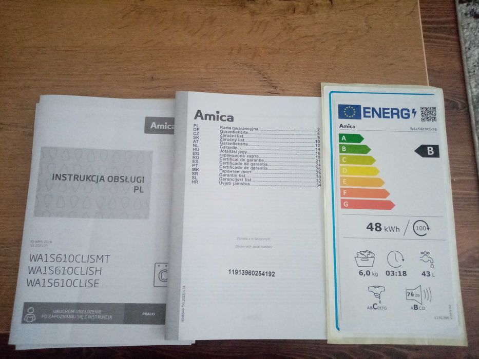 Pralka  Amica Polska