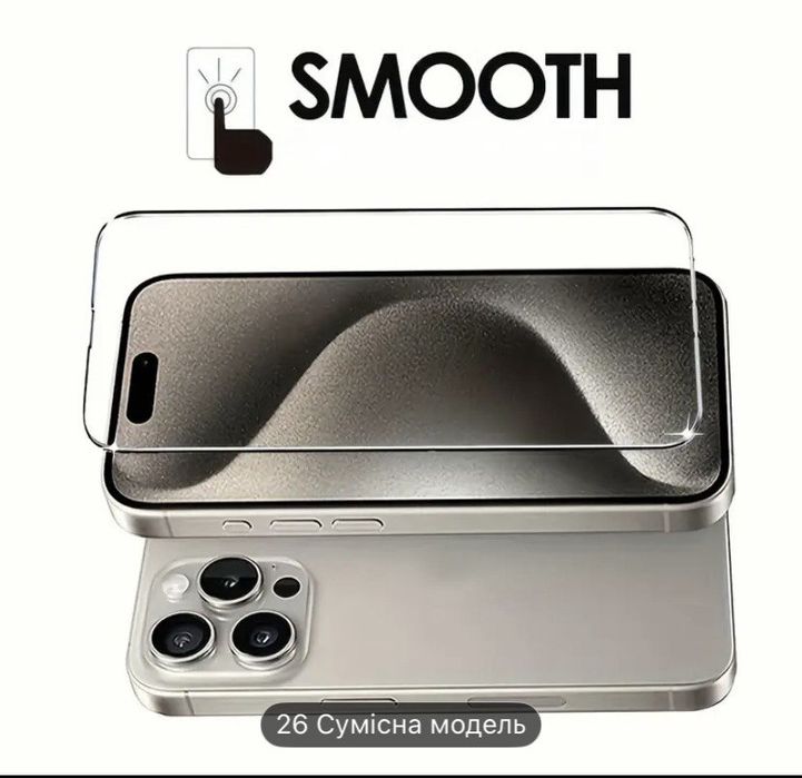Захисне скло на iPhone 16 Pro.