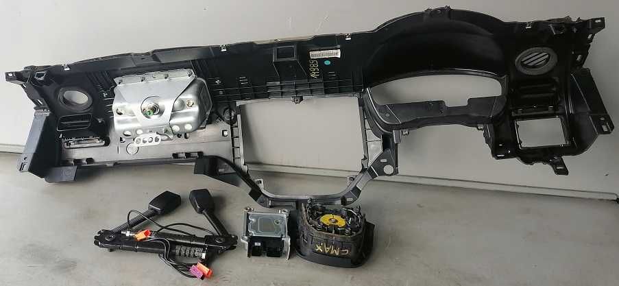 Ford C-Max MK1 1.6 HDI Konsola Komputer Airbag Kierowcy Pasy