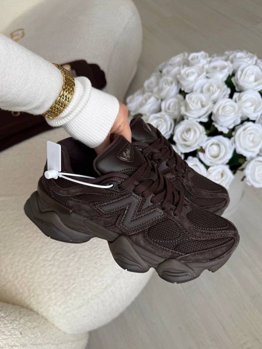 36-45 New Balance 9060 Chocolate КРОСІВКИ