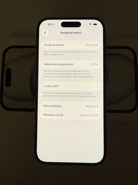Iphone 15 niebieski 128gb kondycja 100%