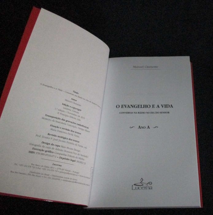 Livro O Evangelho e a Vida Conversas na rádio no Dia do Senhor