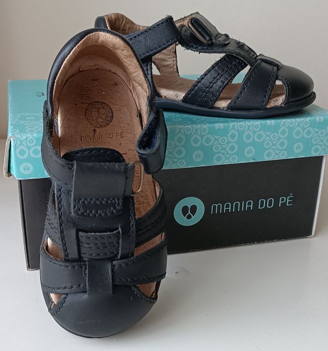 Sandália menina azul escuro 22