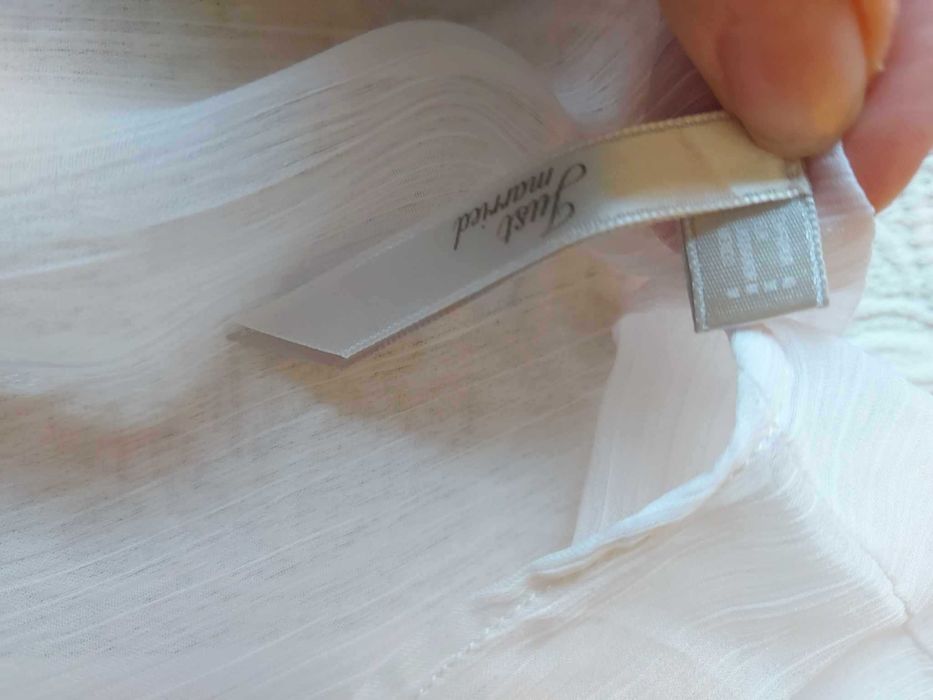 Túnica branco rosado