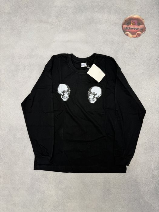 лонгслив Number Nine skull black M L vetements balenciaga project gr