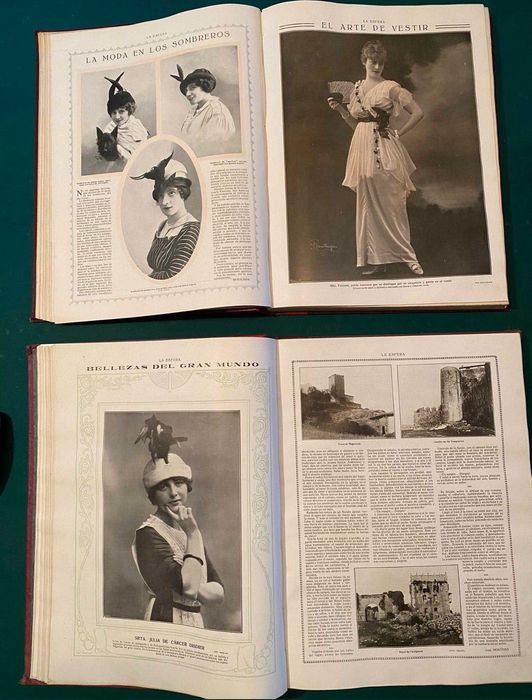 Livros "La Esfera, Ilustracion Mundial 1914"