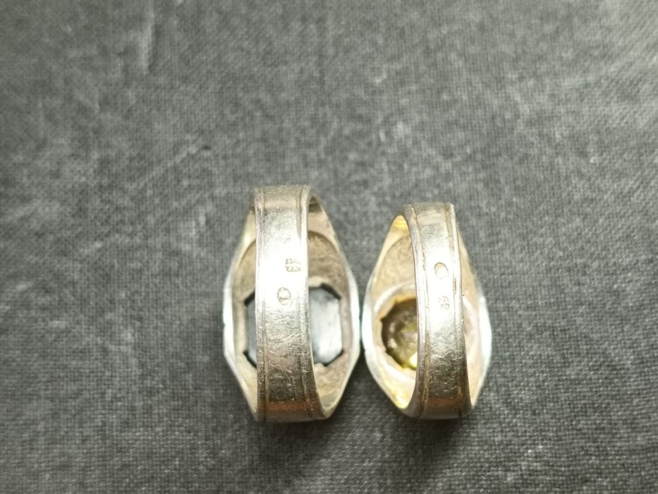 Komplet srebrnych sygnetów Warmet